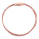 Pulsera Pesavento DNA Spring. Plata Rosa WDNAB363