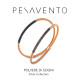 Pulsera Pesavento Polvere di Sogni. Plata Rosa + Polvo Negro WPLVB1194