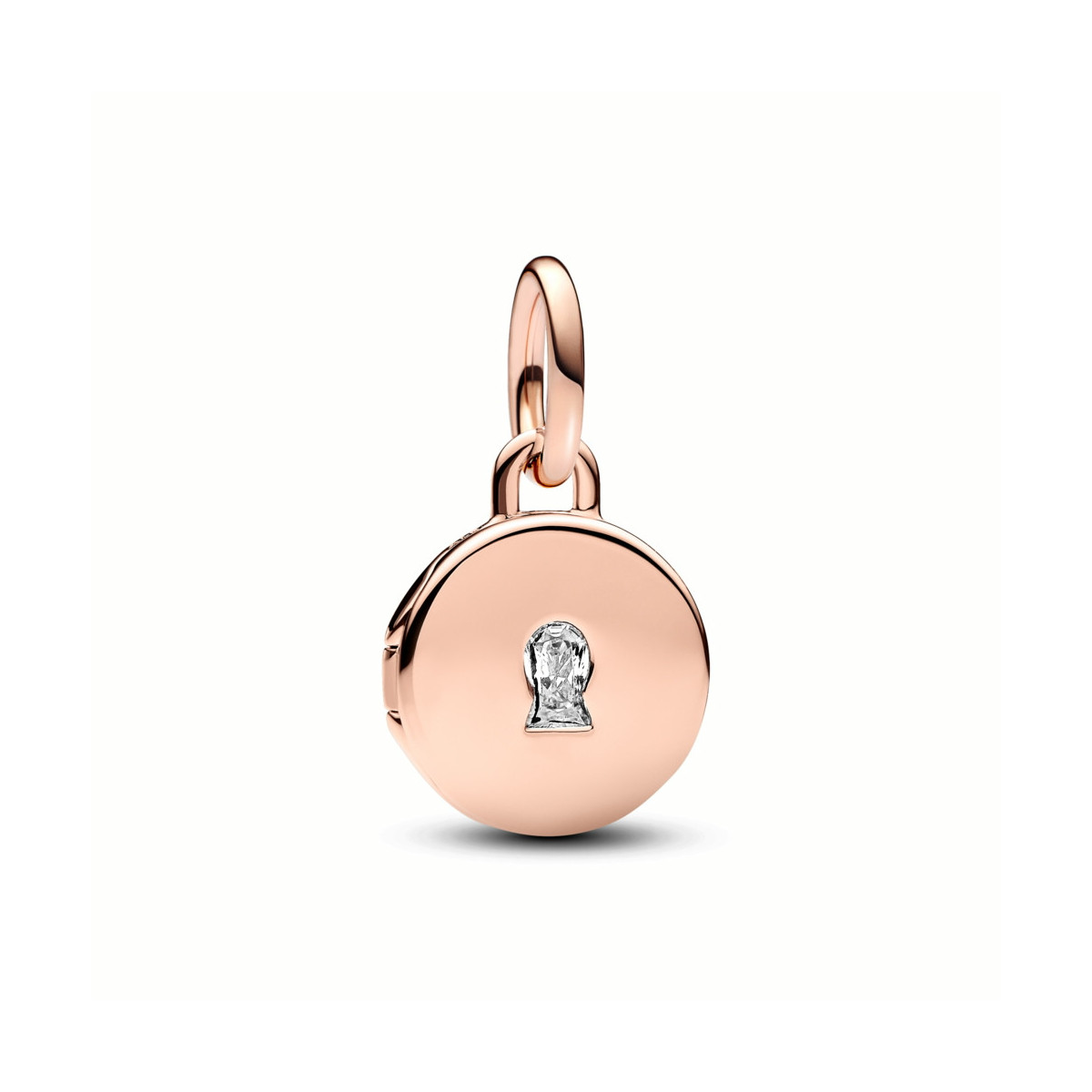 Charm Pandora Colgante Medalla Grabable. Oro Rosa 783066C01