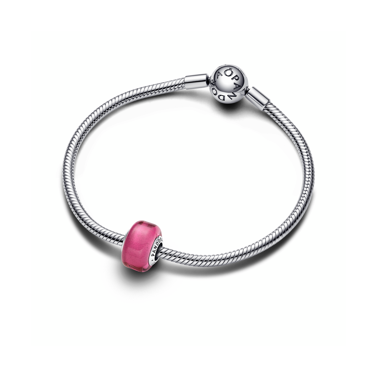 Charm Pandora Mini Cristal de Murano Rosa 793107C00