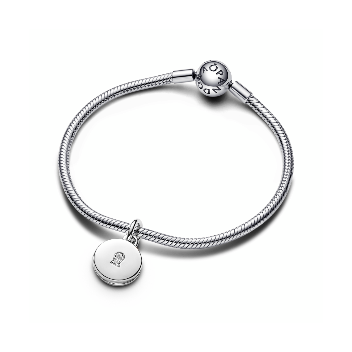 Charm Pandora Colgante Medalla Grabable. Plata 793066C01