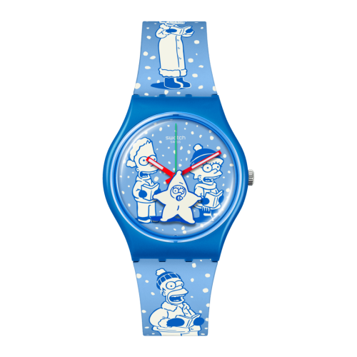 Reloj Swatch The Simpsons Collection. Two Tone Tidings SO28Z126