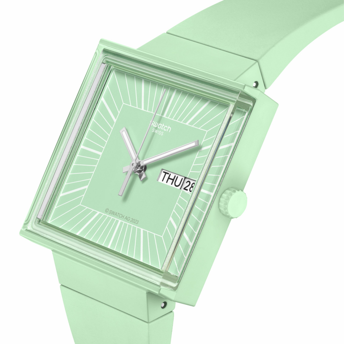 Reloj Swatch What If Mint SO34G701