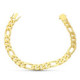 18K Pulsera Oro Amarillo Maciza 21.5 Cm 8 Mm