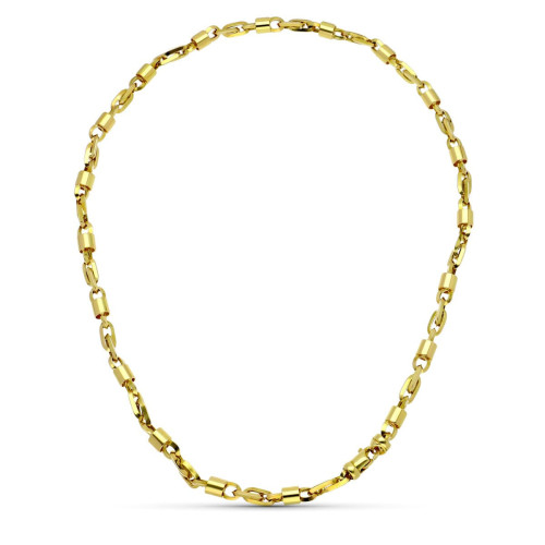 18K Gargantilla Oro Amarillo Hueca