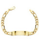 18K Pulsera  Esclava Oro Amarillo Cartier Hueca 21.5 Cm