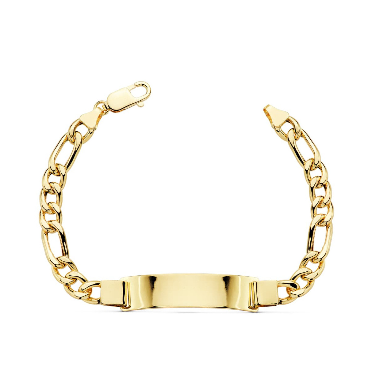 18K Pulsera  Esclava Oro Amarillo Cartier Hueca 21.5 Cm