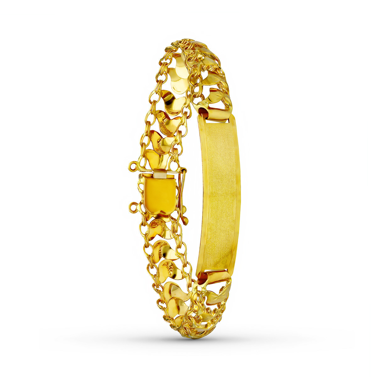 18K Esclava Oro Amarillo Princesa