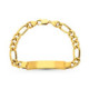 18K Pulsera  Esclava Oro Amarillo Caballero Cartier 3X1. 21.50Cm