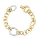 18K Pulsera Bicolor 20.5 Cm