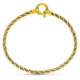 18K Pulsera Cordon Oro Bicolor Con Cadenas Y Bolitas. 3.5M