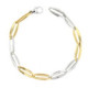 18K Pulsera Bicolor 20 Cm