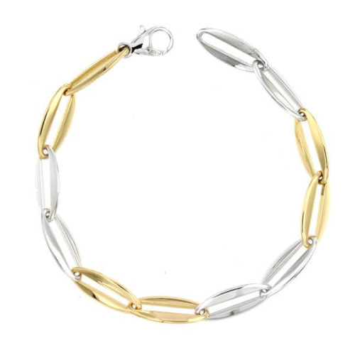 18K Pulsera Bicolor 20 Cm