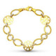 18K Pulsera Oro Bicolor Eslabones