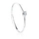 18K Solitario Oro Blanco Diamante 0.055 Qts. Si-H