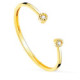 18K Sortija Oro Amarillo Diamantes 0.0160 Qts.  Cuerpo 1.10 Mm S2