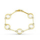 18K Pulsera Oro Bicolor Motivos