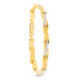 18K Pulsera Oro Bicolor Estampacion