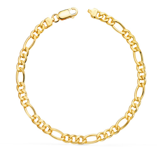 18K Pulsera Oro Amarillo Cartier 3X1 Ancho: 4,75 Mm Largo: 19 Cm