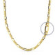 18K Cadena Cartier 50 Cm Hueca 3 Mm