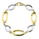 9K Pulsera Hueca 19 Cm