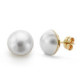 18K Pendientes Perla Australiana 13-14 Mm