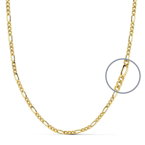 18K Cadena Cartier 50 Cm Hueca 2 Mm