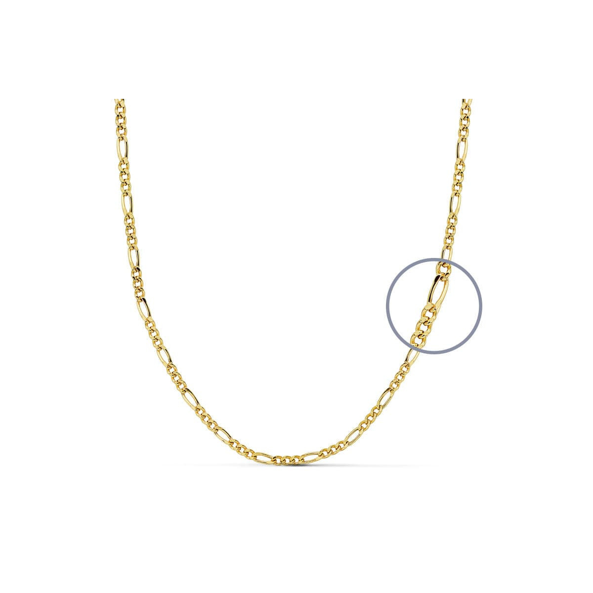 18K Cadena Cartier 50 Cm Hueca 2 Mm