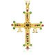 9K Cruz De Covadonga Oro Amarillo Grande 40X34 Mm