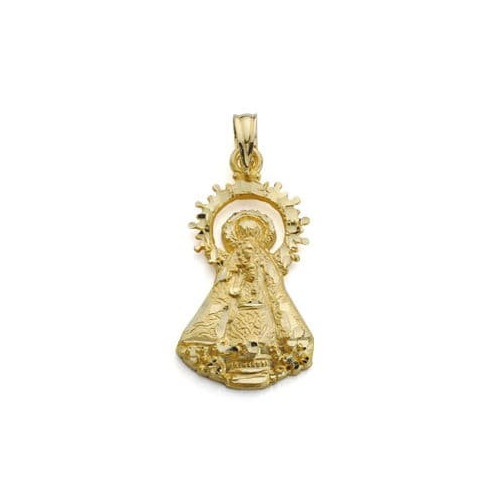 18K Silueta Virgen De Castellar 25X13 Mm