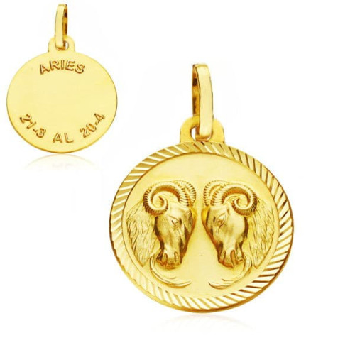 18K Horoscopo Aries 20 Mm