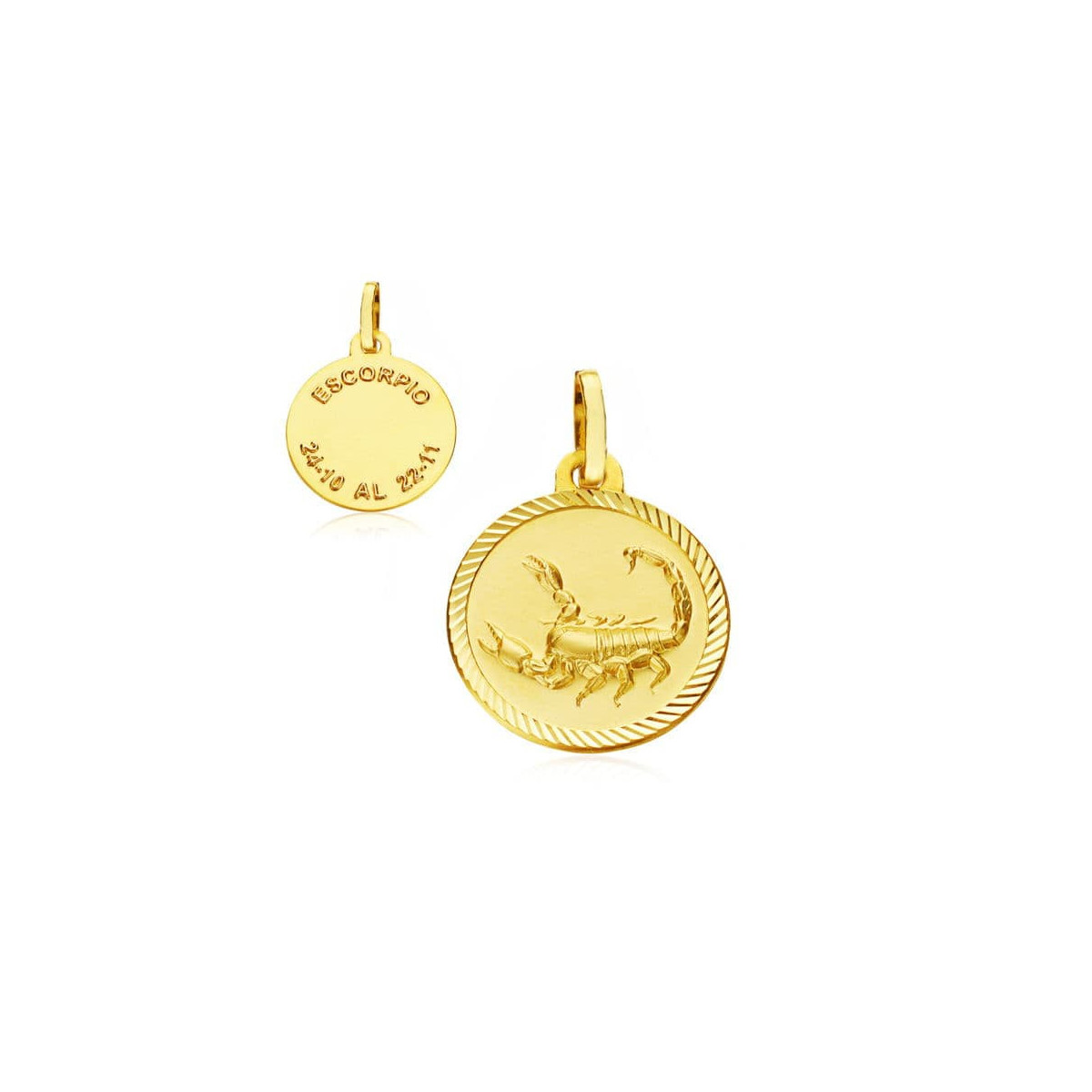 18K Horoscopo Escorpio 20 Mm