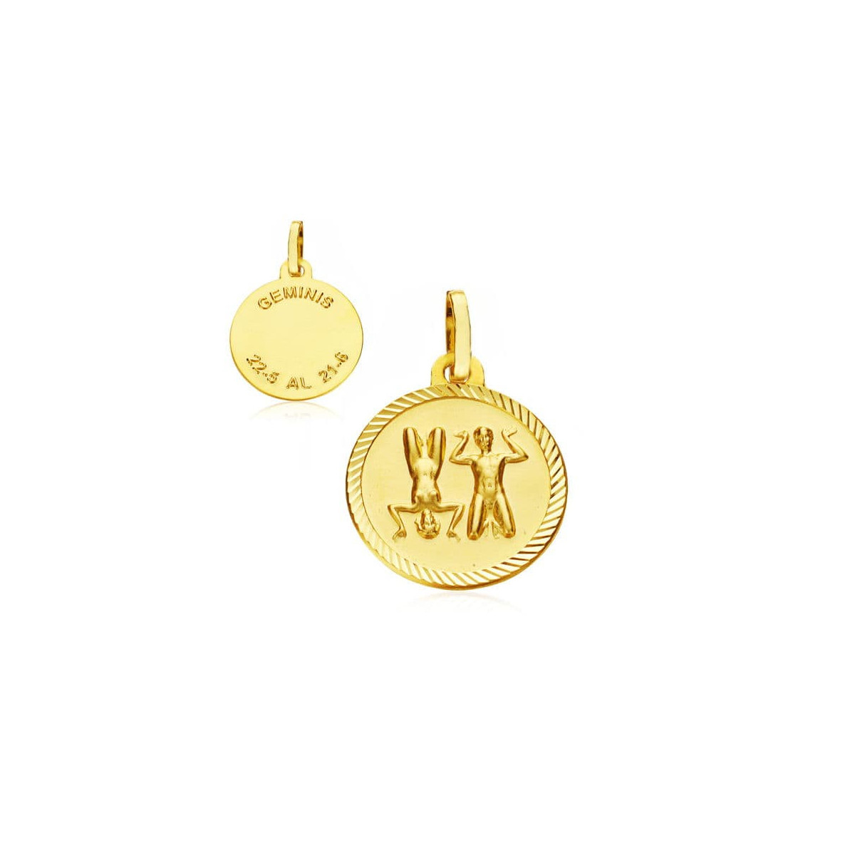 18K Horoscopo Geminis 20 Mm