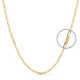 18K Cadena Oro Amarillo Cartier 50 Cm Hueca 2 Mm