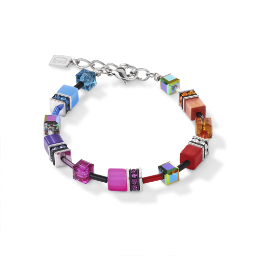 Pulsera Coeur De Lion GeoCUBE® Arcoiris Multicolor 2838/30-1520