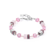 Pulsera Coeur De Lion GeoCUBE® Rosa 4017/30-1900