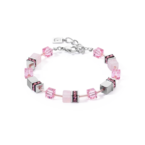 Pulsera Coeur De Lion GeoCUBE® Rosa 4017/30-1900