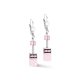 Pendientes Coeur De Lion GeoCUBE® Rosa 4017/20-1900