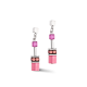 Pendientes Coeur De Lion GeoCUBE® Viva Magenta 2838/21-0422