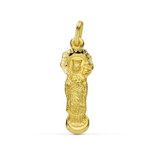 18K Silueta Virgen De La Almudena 28X9 Mm