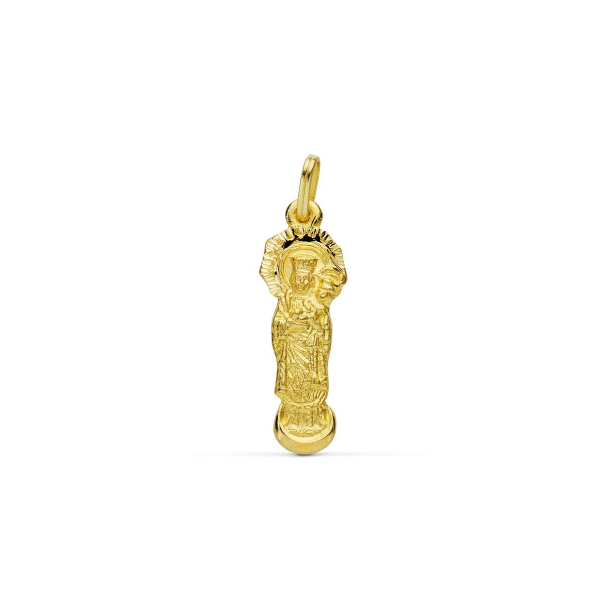 18K Silueta Virgen De La Almudena 28X9 Mm