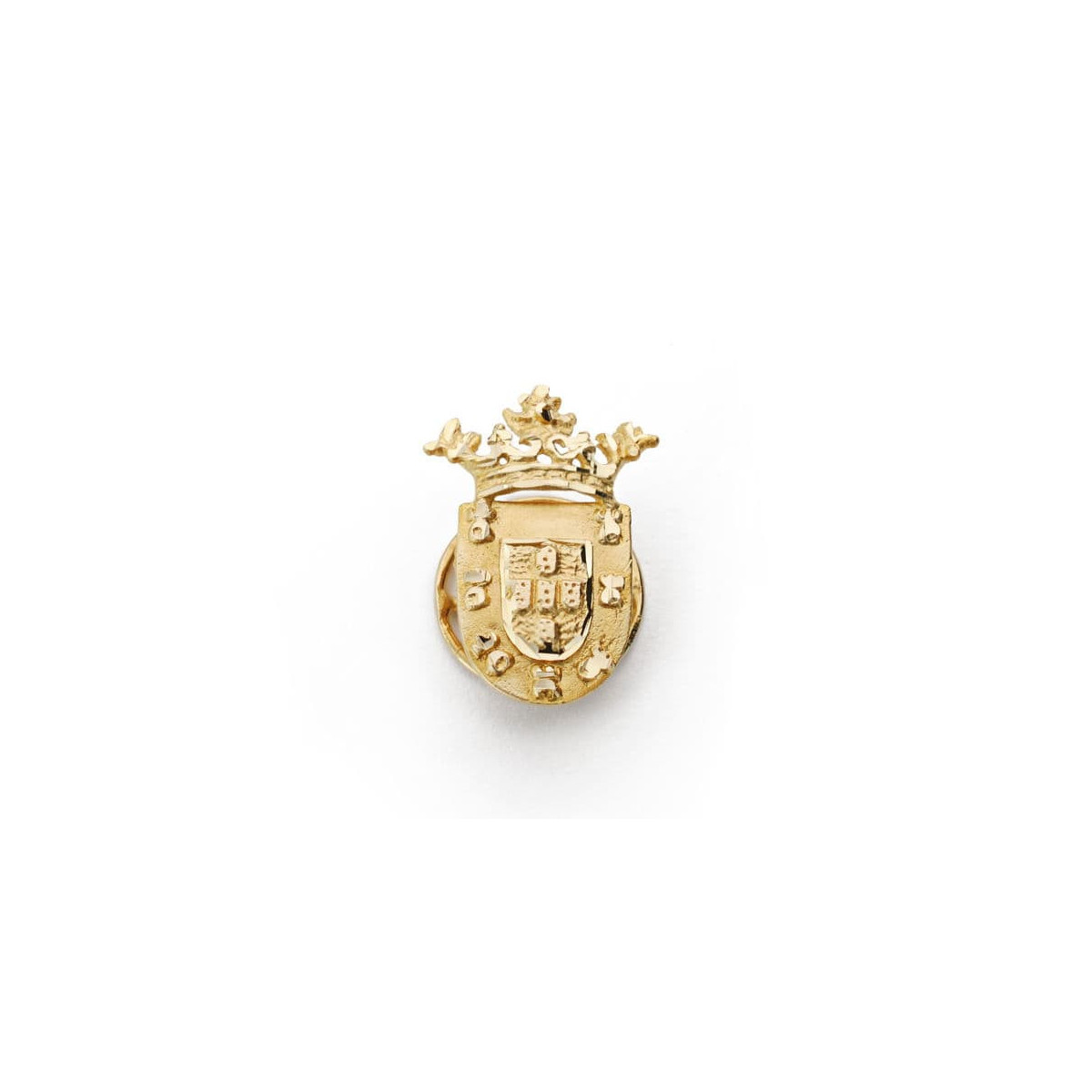 18K Insignia De Ceuta ( España ) 19X13 Mm