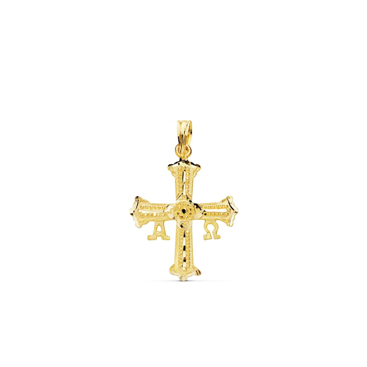 18K Cruz De Covadonga Pequeña 24X19 Mm