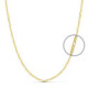 18K Cadena Oro Amarillo Cartier 45 Cm Hueca 1.5 Mm