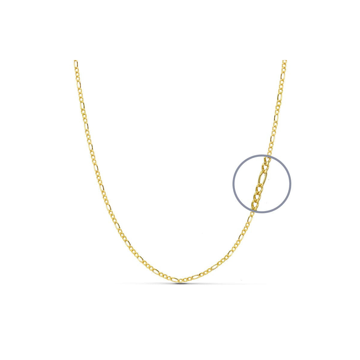 18K Cadena Oro Amarillo Cartier 45 Cm Hueca 1.5 Mm