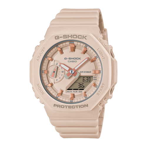 Reloj Casio G-Shock GA-2100 Rosa Beige GMA-S2100-4AER