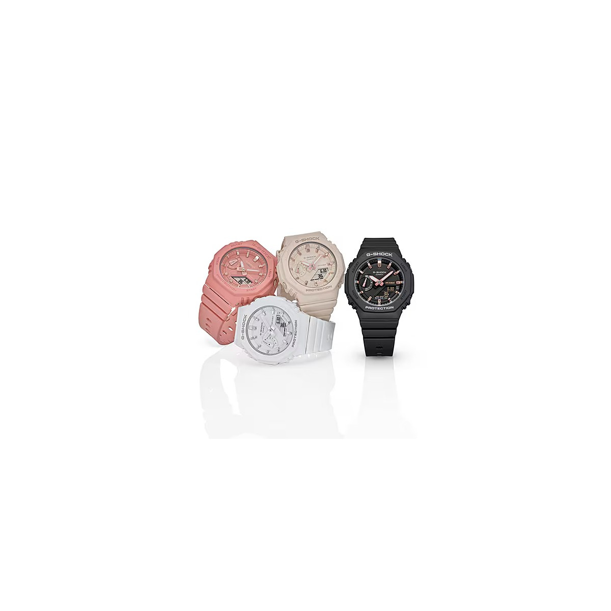 Reloj Casio G-Shock GA-2100 Rosa Beige GMA-S2100-4AER