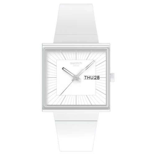 Reloj Swath What If ... Allwhite SO34W700