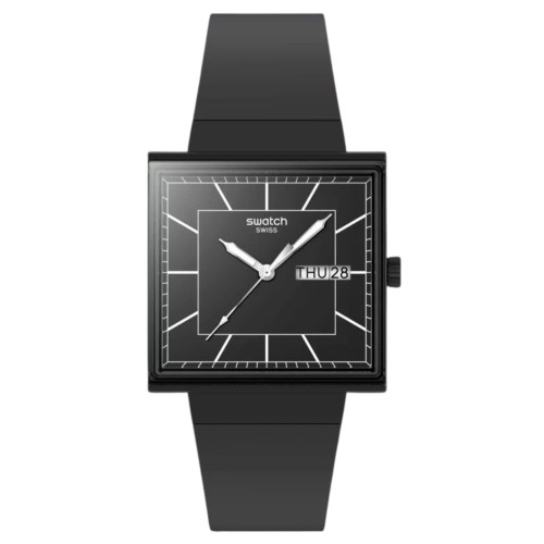 Reloj Swatch What If ...Blackagain SO34B701