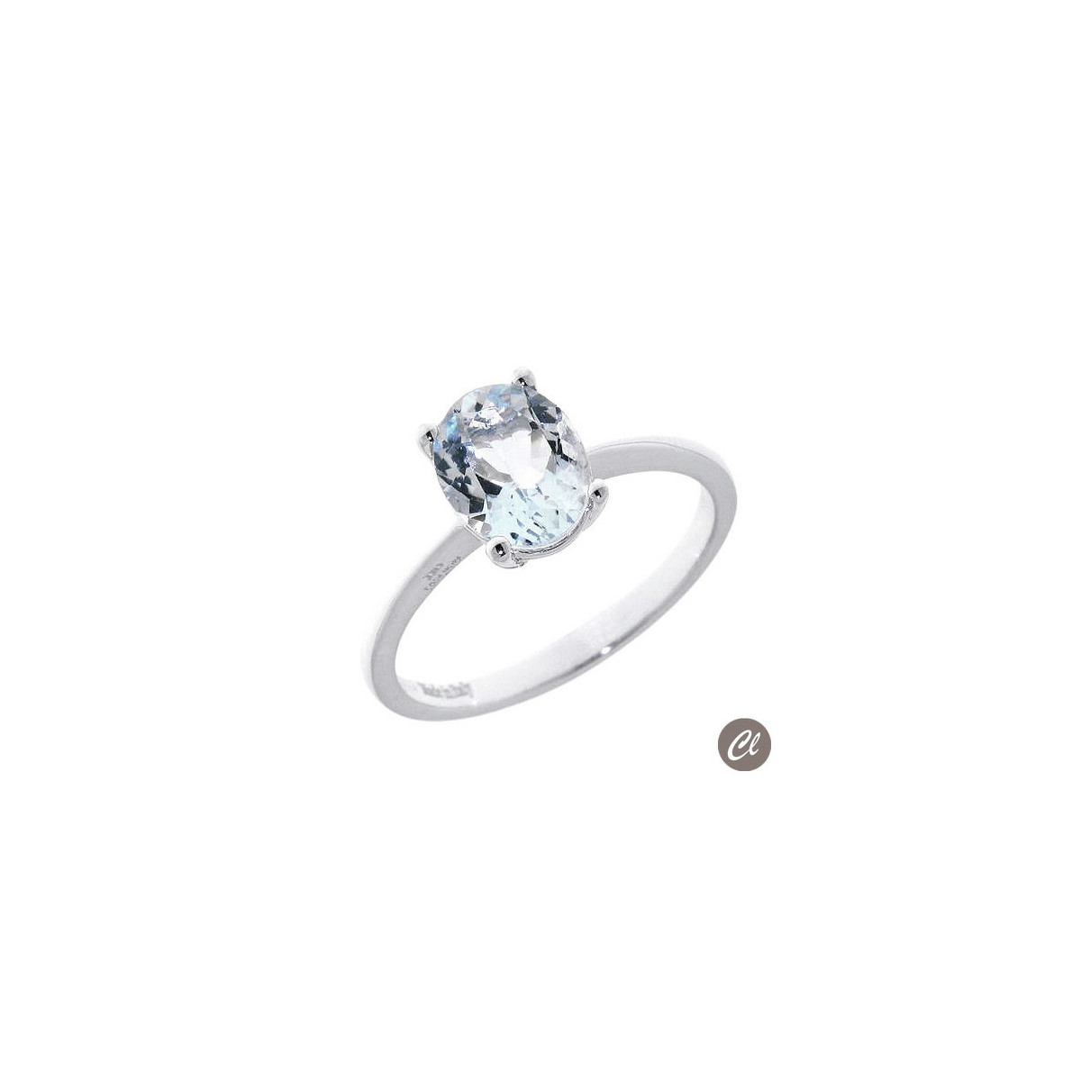 Solitario Aquamarina 1.60CT AA031103